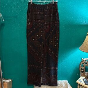 LYSSE  Red Patterned Women's Skirt